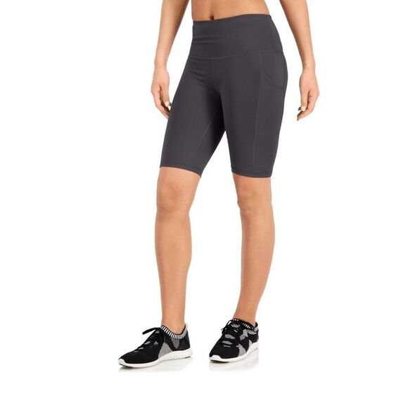 ID Ideology Women High Rise 10 Performance Deep Gray,charcoal Bike Short… - Picture 1 of 7